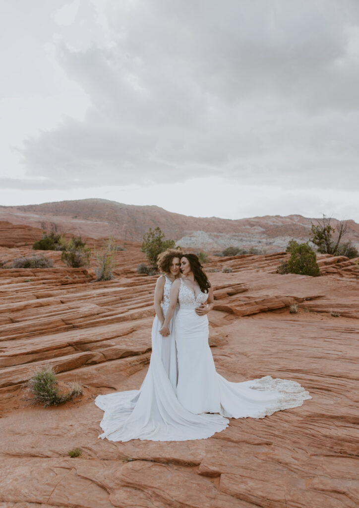 Rachel and Chrisie, Snow Canyon State Park, Ivins, Utah Bridals - Southern Utah Photographer, Emily Dawn Photo