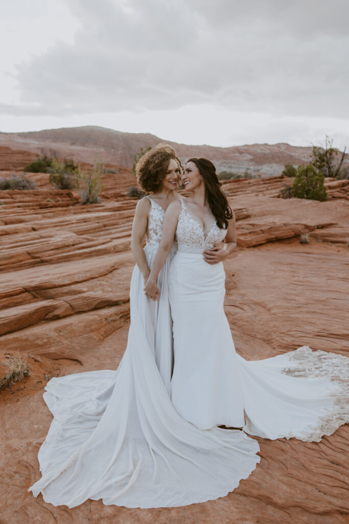 Rachel and Chrisie, Snow Canyon State Park, Ivins, Utah Bridals - Southern Utah Photographer, Emily Dawn Photo