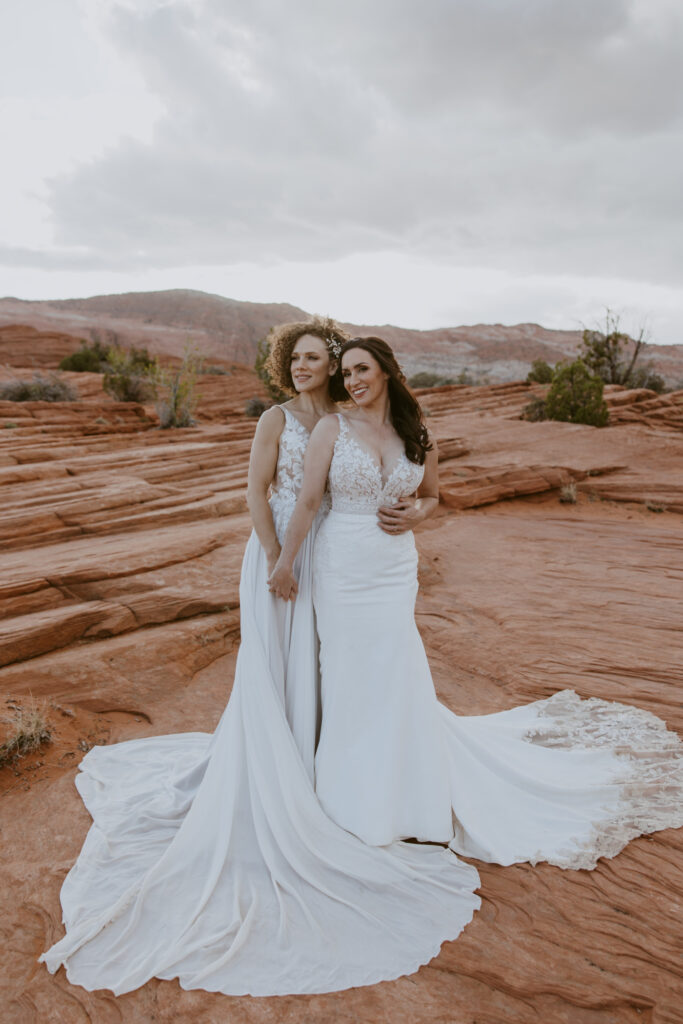 Rachel and Chrisie, Snow Canyon State Park, Ivins, Utah Bridals - Southern Utah Photographer, Emily Dawn Photo