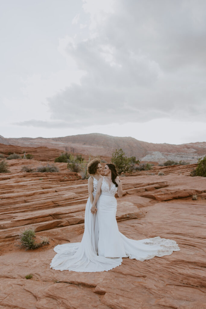 Rachel and Chrisie, Snow Canyon State Park, Ivins, Utah Bridals - Southern Utah Photographer, Emily Dawn Photo