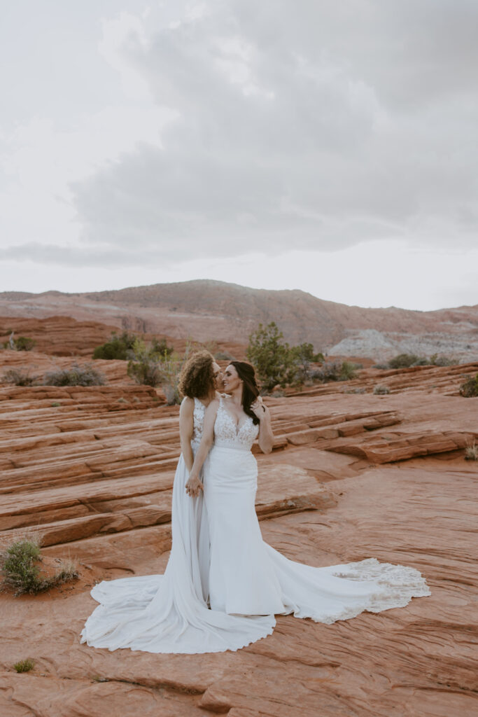 Rachel and Chrisie, Snow Canyon State Park, Ivins, Utah Bridals - Southern Utah Photographer, Emily Dawn Photo