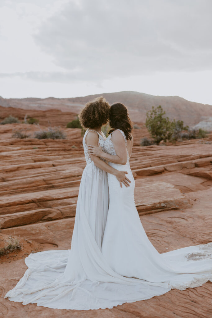 Rachel and Chrisie, Snow Canyon State Park, Ivins, Utah Bridals - Southern Utah Photographer, Emily Dawn Photo