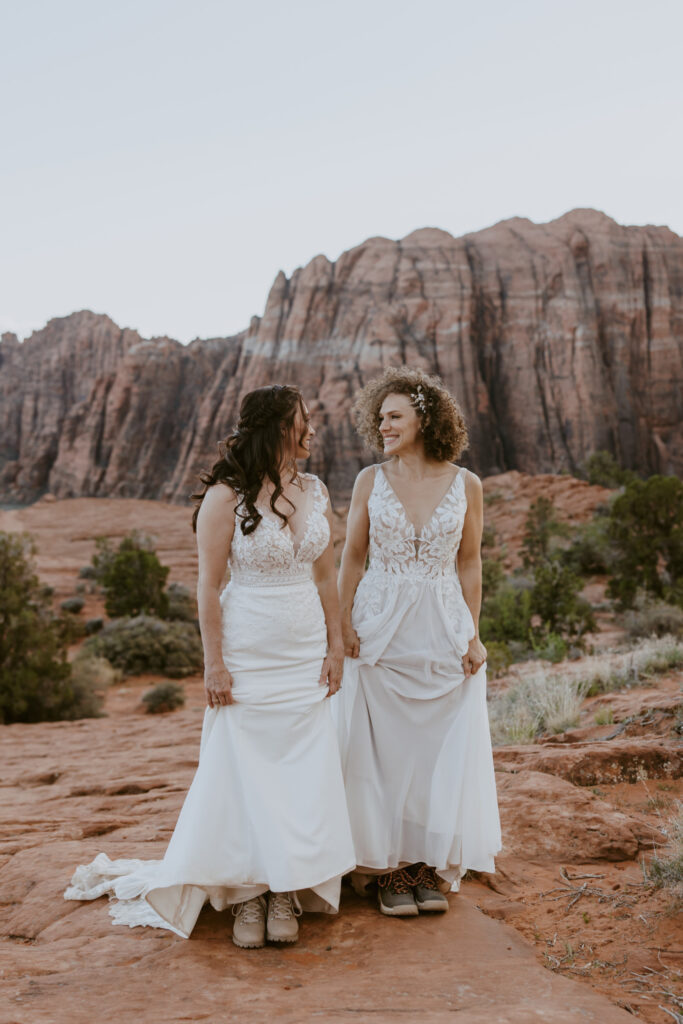 Rachel and Chrisie, Snow Canyon State Park, Ivins, Utah Bridals - Southern Utah Photographer, Emily Dawn Photo