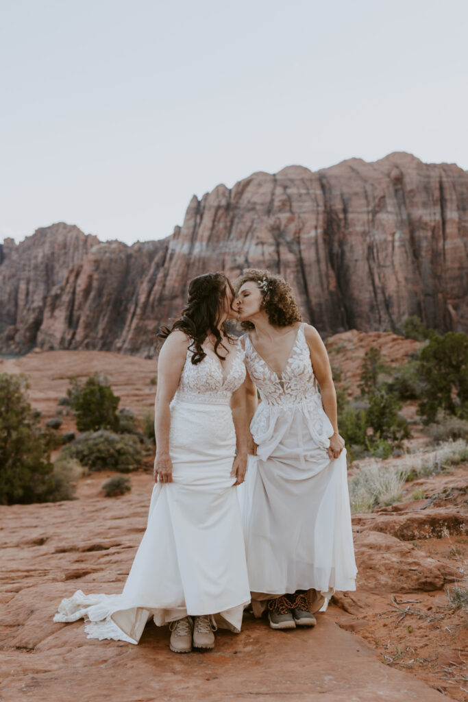 Rachel and Chrisie, Snow Canyon State Park, Ivins, Utah Bridals - Southern Utah Photographer, Emily Dawn Photo