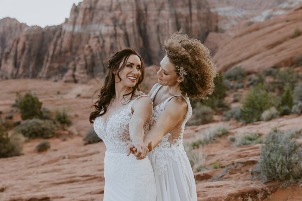 Rachel and Chrisie, Snow Canyon State Park, Ivins, Utah Bridals - Southern Utah Photographer, Emily Dawn Photo