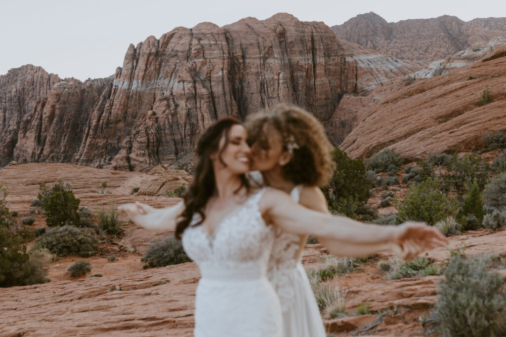 Rachel and Chrisie, Snow Canyon State Park, Ivins, Utah Bridals - Southern Utah Photographer, Emily Dawn Photo