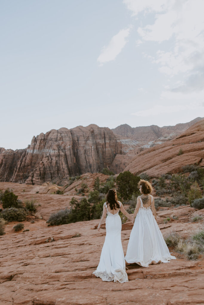 Rachel and Chrisie, Snow Canyon State Park, Ivins, Utah Bridals - Southern Utah Photographer, Emily Dawn Photo