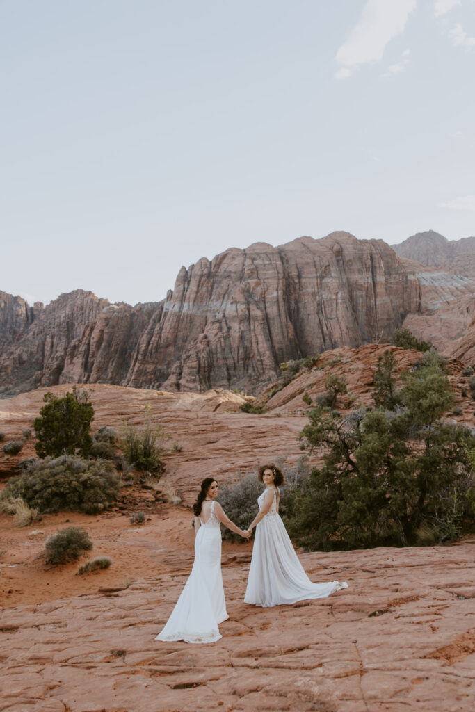 Rachel and Chrisie, Snow Canyon State Park, Ivins, Utah Bridals - Southern Utah Photographer, Emily Dawn Photo