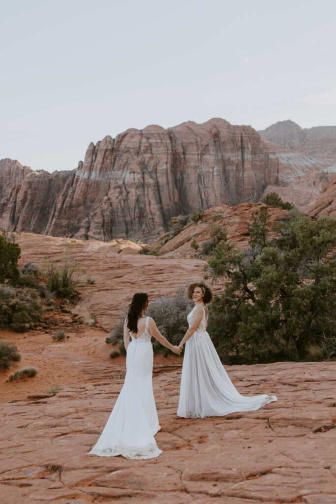 Rachel and Chrisie, Snow Canyon State Park, Ivins, Utah Bridals - Southern Utah Photographer, Emily Dawn Photo