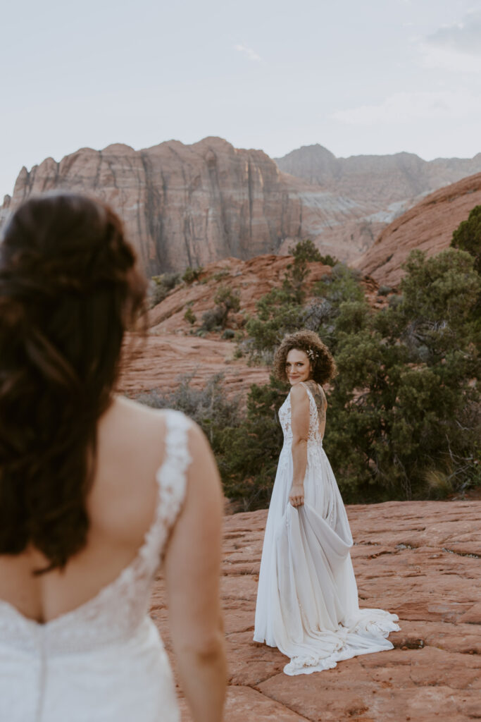 Rachel and Chrisie, Snow Canyon State Park, Ivins, Utah Bridals - Southern Utah Photographer, Emily Dawn Photo