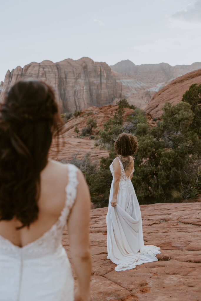 Rachel and Chrisie, Snow Canyon State Park, Ivins, Utah Bridals - Southern Utah Photographer, Emily Dawn Photo