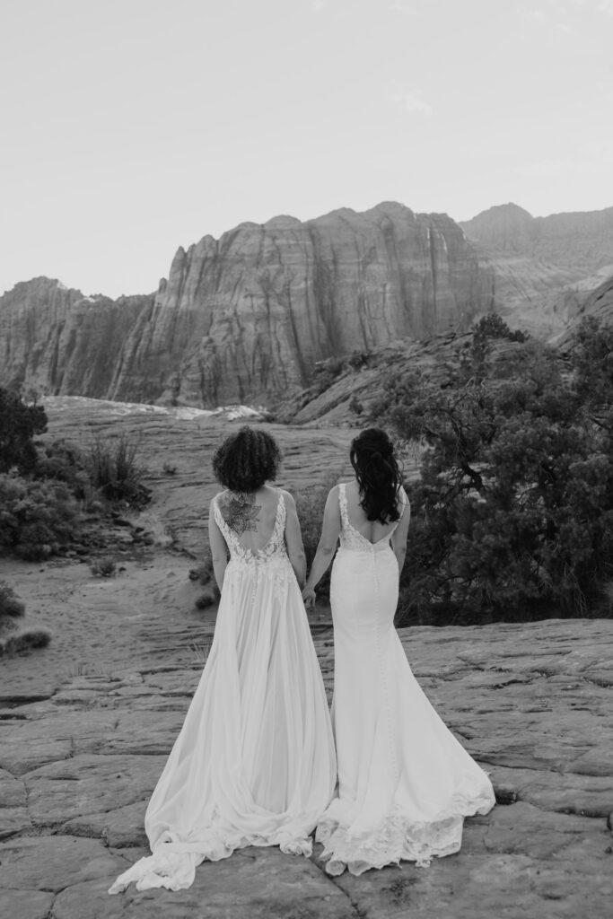 Rachel and Chrisie, Snow Canyon State Park, Ivins, Utah Bridals - Southern Utah Photographer, Emily Dawn Photo