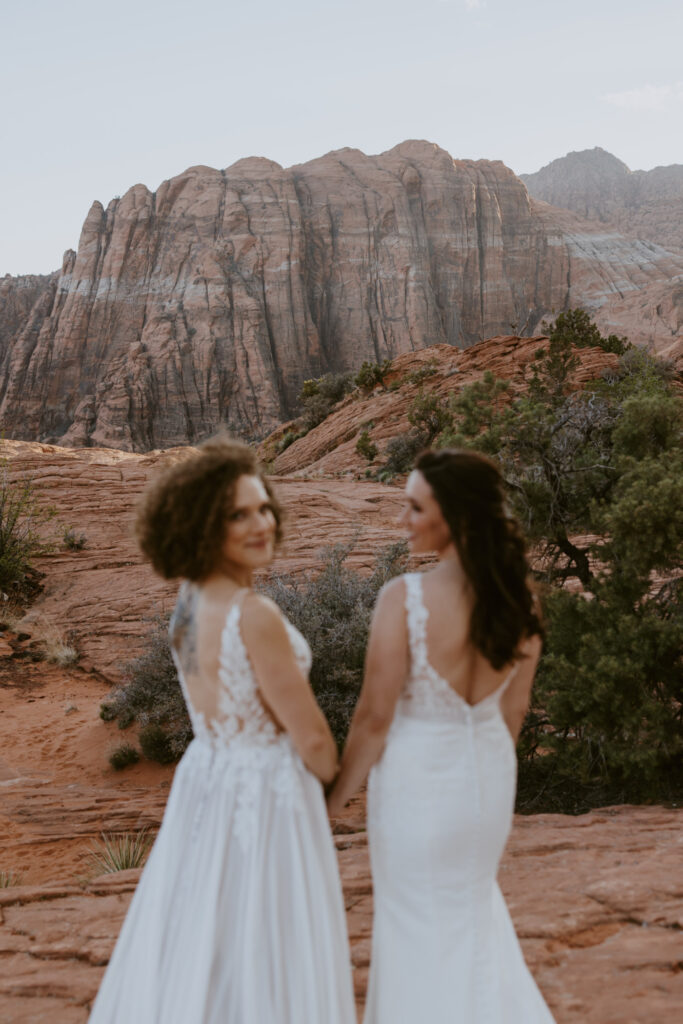 Rachel and Chrisie, Snow Canyon State Park, Ivins, Utah Bridals - Southern Utah Photographer, Emily Dawn Photo