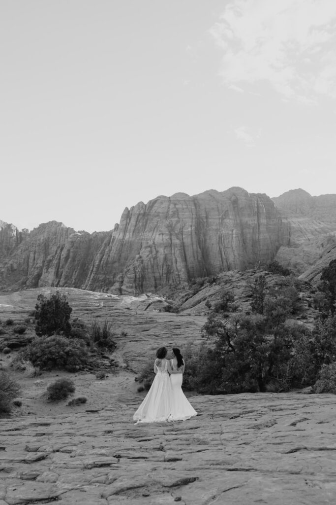 Rachel and Chrisie, Snow Canyon State Park, Ivins, Utah Bridals - Southern Utah Photographer, Emily Dawn Photo