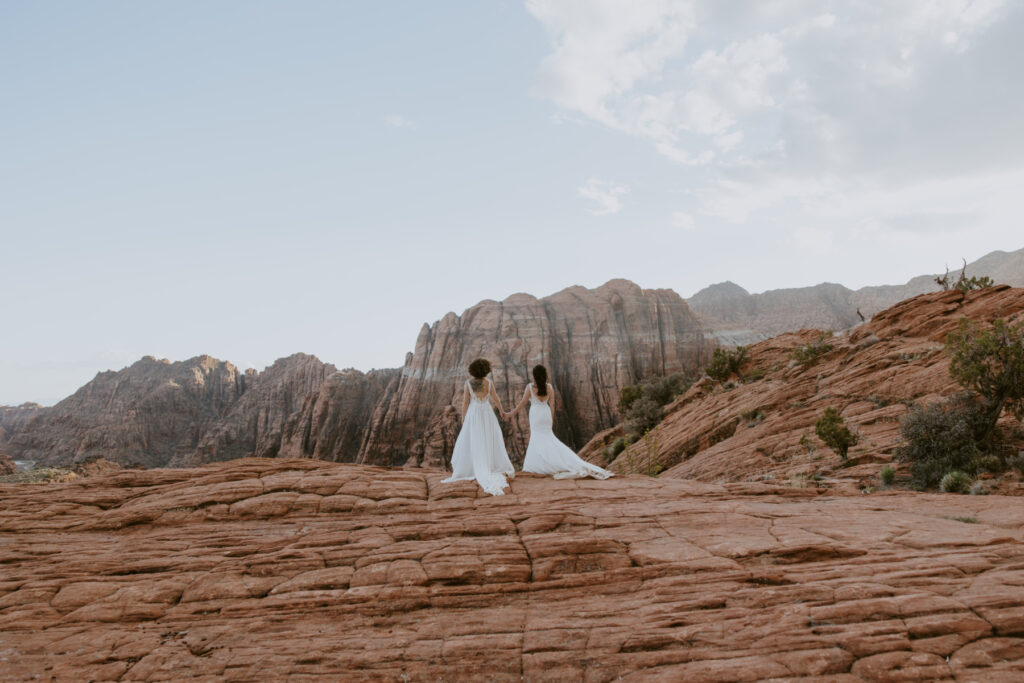 Rachel and Chrisie, Snow Canyon State Park, Ivins, Utah Bridals - Southern Utah Photographer, Emily Dawn Photo