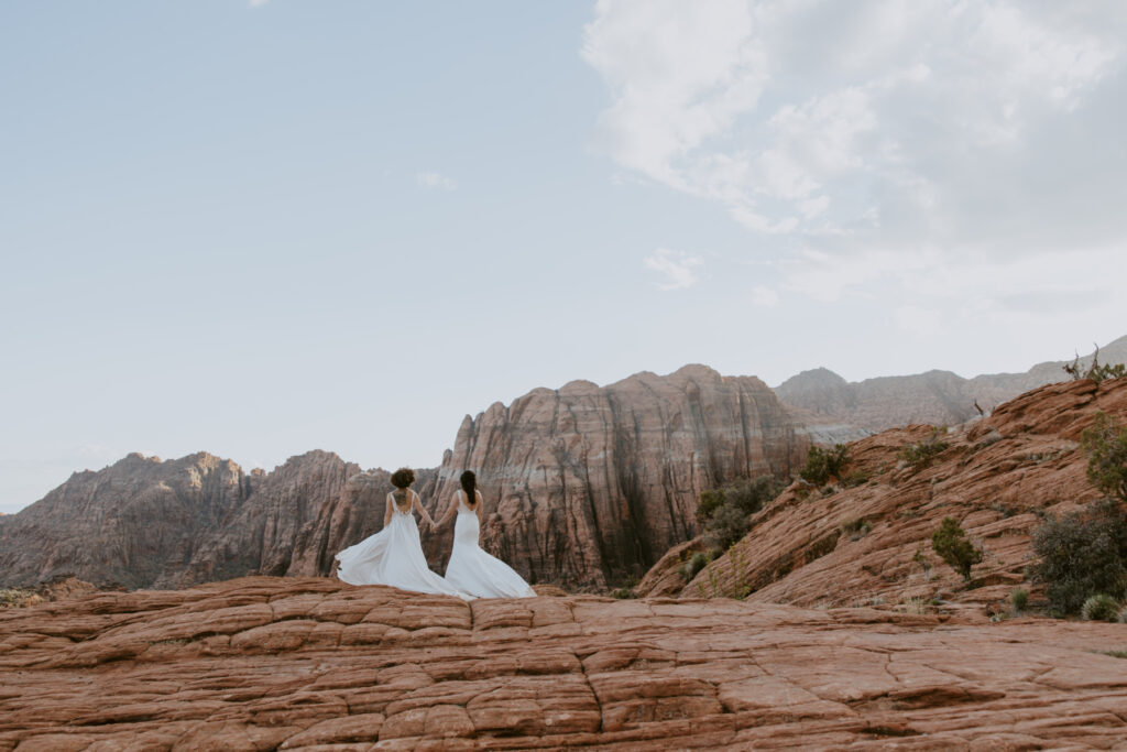 Rachel and Chrisie, Snow Canyon State Park, Ivins, Utah Bridals - Southern Utah Photographer, Emily Dawn Photo