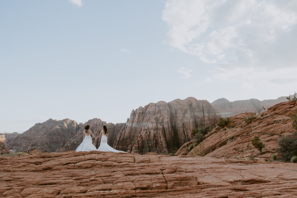 Rachel and Chrisie, Snow Canyon State Park, Ivins, Utah Bridals - Southern Utah Photographer, Emily Dawn Photo