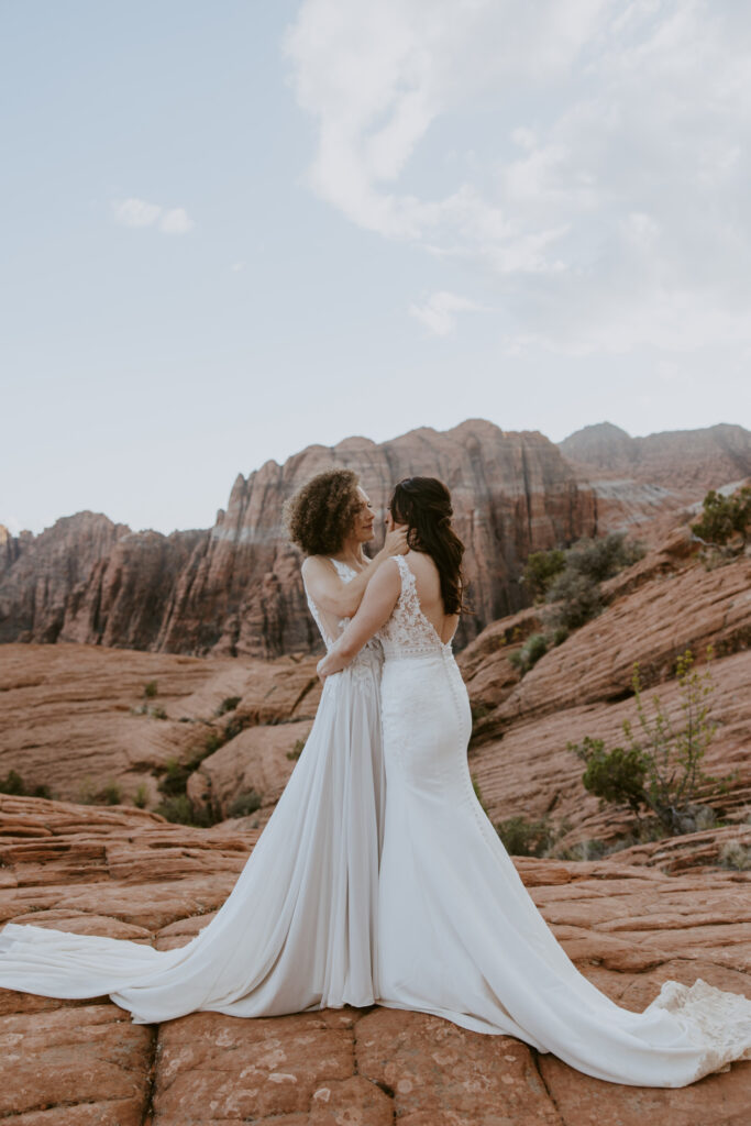 Rachel and Chrisie, Snow Canyon State Park, Ivins, Utah Bridals - Southern Utah Photographer, Emily Dawn Photo