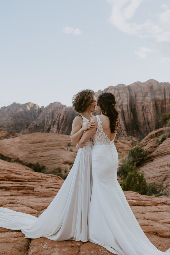 Rachel and Chrisie, Snow Canyon State Park, Ivins, Utah Bridals - Southern Utah Photographer, Emily Dawn Photo