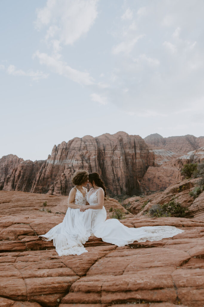 Rachel and Chrisie, Snow Canyon State Park, Ivins, Utah Bridals - Southern Utah Photographer, Emily Dawn Photo