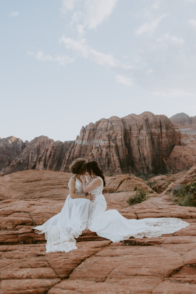 Rachel and Chrisie, Snow Canyon State Park, Ivins, Utah Bridals - Southern Utah Photographer, Emily Dawn Photo