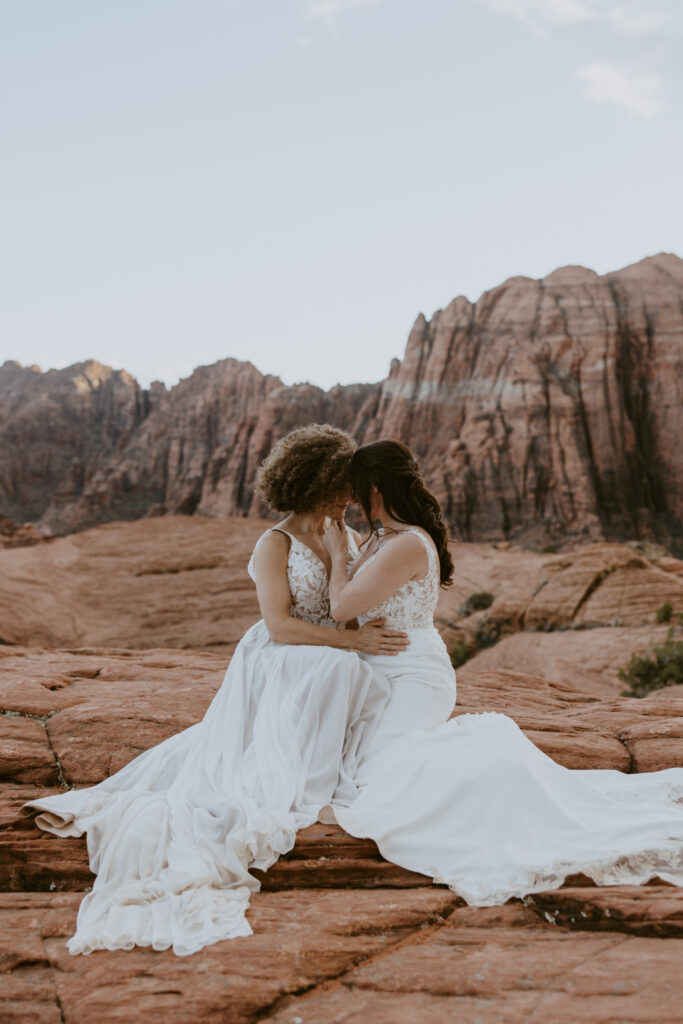 Rachel and Chrisie, Snow Canyon State Park, Ivins, Utah Bridals - Southern Utah Photographer, Emily Dawn Photo