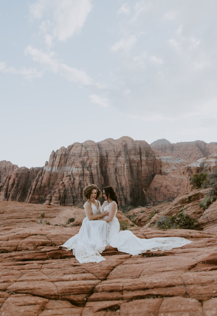 Rachel and Chrisie, Snow Canyon State Park, Ivins, Utah Bridals - Southern Utah Photographer, Emily Dawn Photo