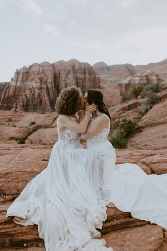 Rachel and Chrisie, Snow Canyon State Park, Ivins, Utah Bridals - Southern Utah Photographer, Emily Dawn Photo