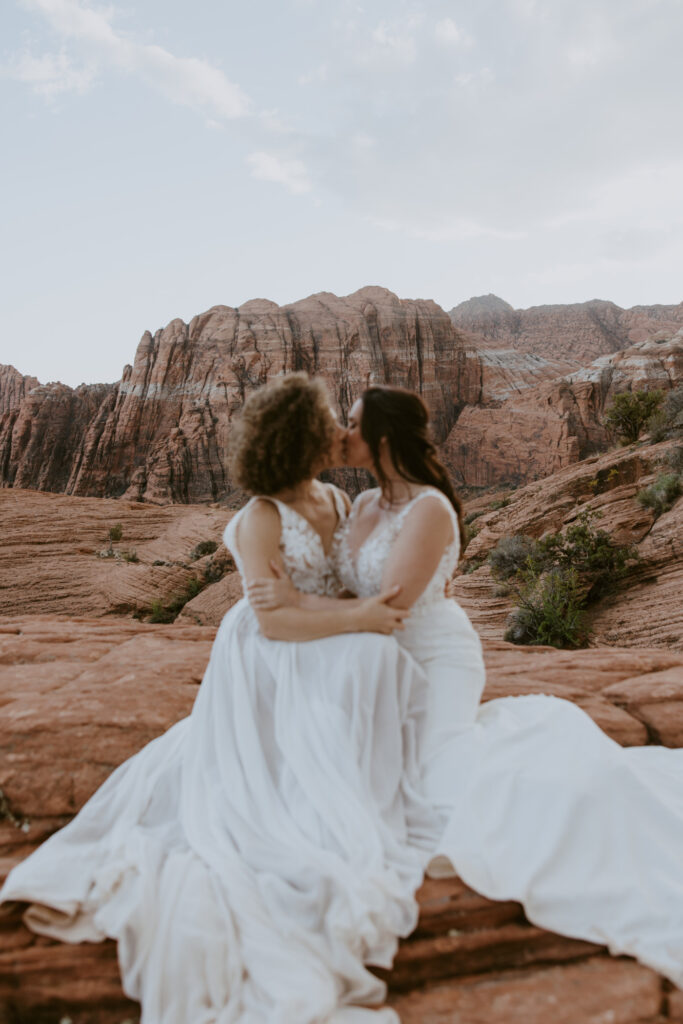 Rachel and Chrisie, Snow Canyon State Park, Ivins, Utah Bridals - Southern Utah Photographer, Emily Dawn Photo