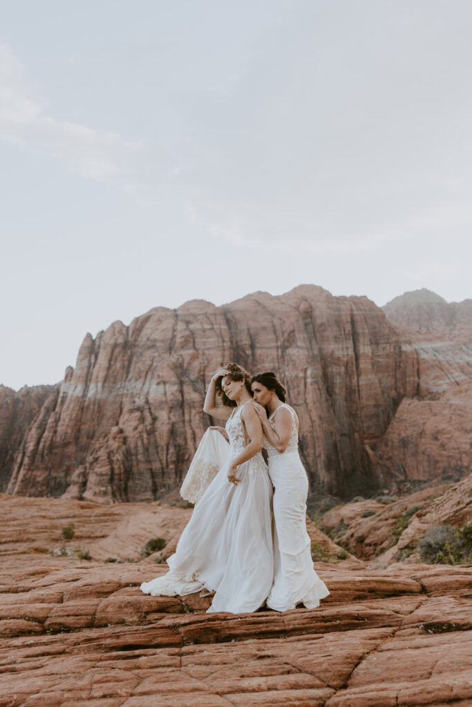 Rachel and Chrisie, Snow Canyon State Park, Ivins, Utah Bridals - Southern Utah Photographer, Emily Dawn Photo