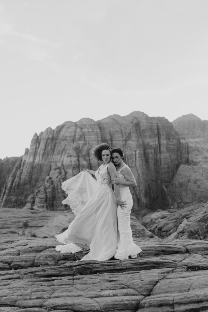 Rachel and Chrisie, Snow Canyon State Park, Ivins, Utah Bridals - Southern Utah Photographer, Emily Dawn Photo