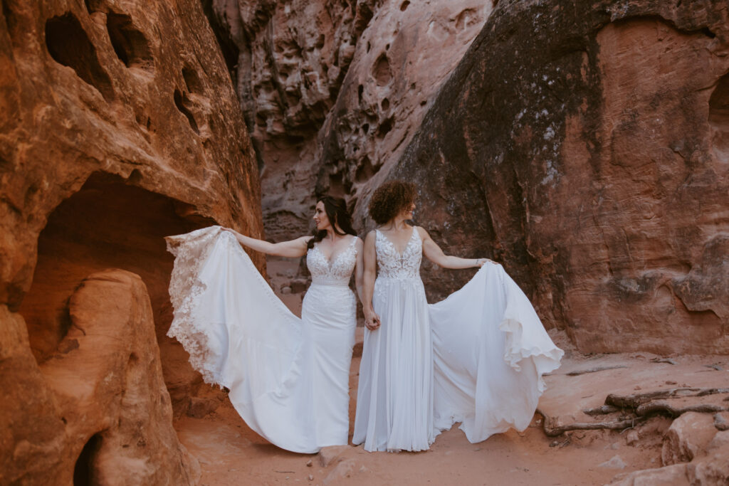 Rachel and Chrisie, Snow Canyon State Park, Ivins, Utah Bridals - Southern Utah Photographer, Emily Dawn Photo