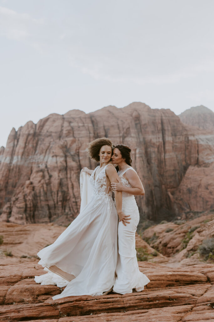 Rachel and Chrisie, Snow Canyon State Park, Ivins, Utah Bridals - Southern Utah Photographer, Emily Dawn Photo