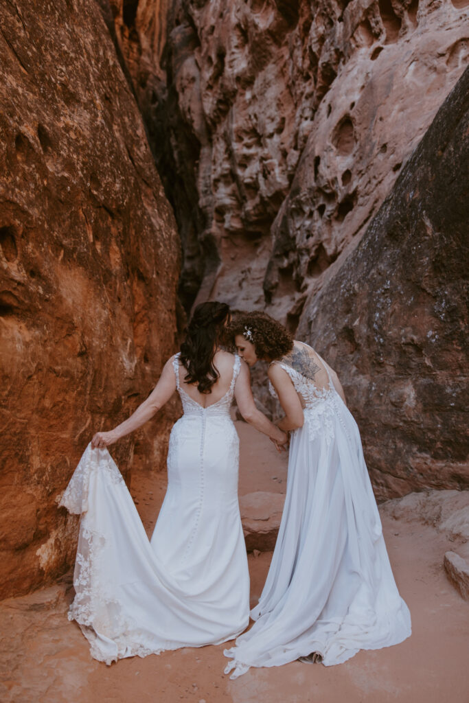 Rachel and Chrisie, Snow Canyon State Park, Ivins, Utah Bridals - Southern Utah Photographer, Emily Dawn Photo