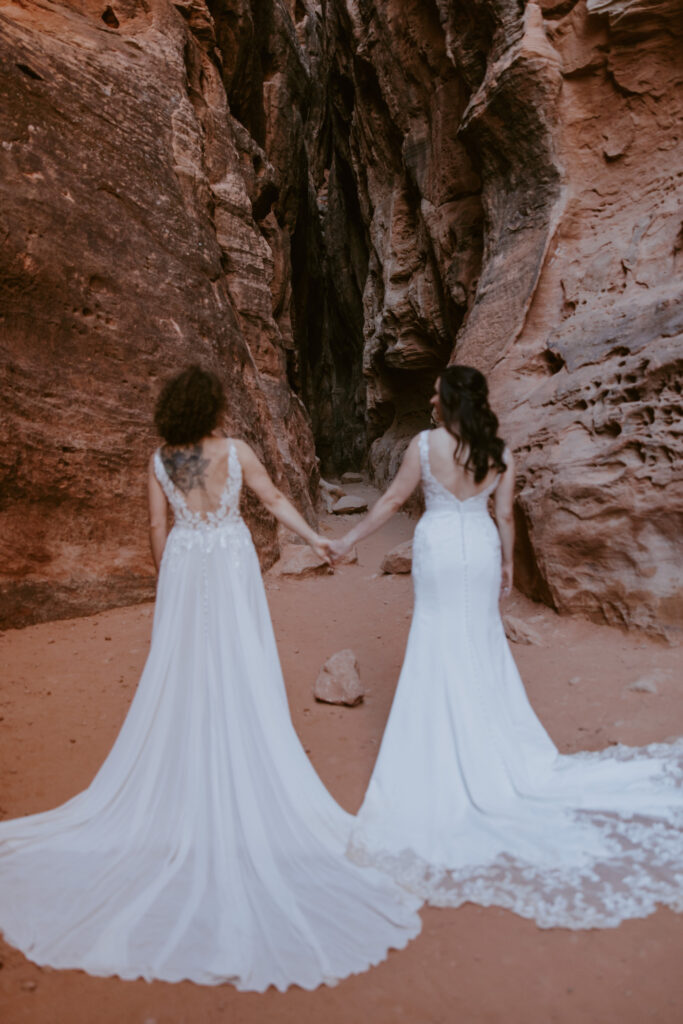 Rachel and Chrisie, Snow Canyon State Park, Ivins, Utah Bridals - Southern Utah Photographer, Emily Dawn Photo