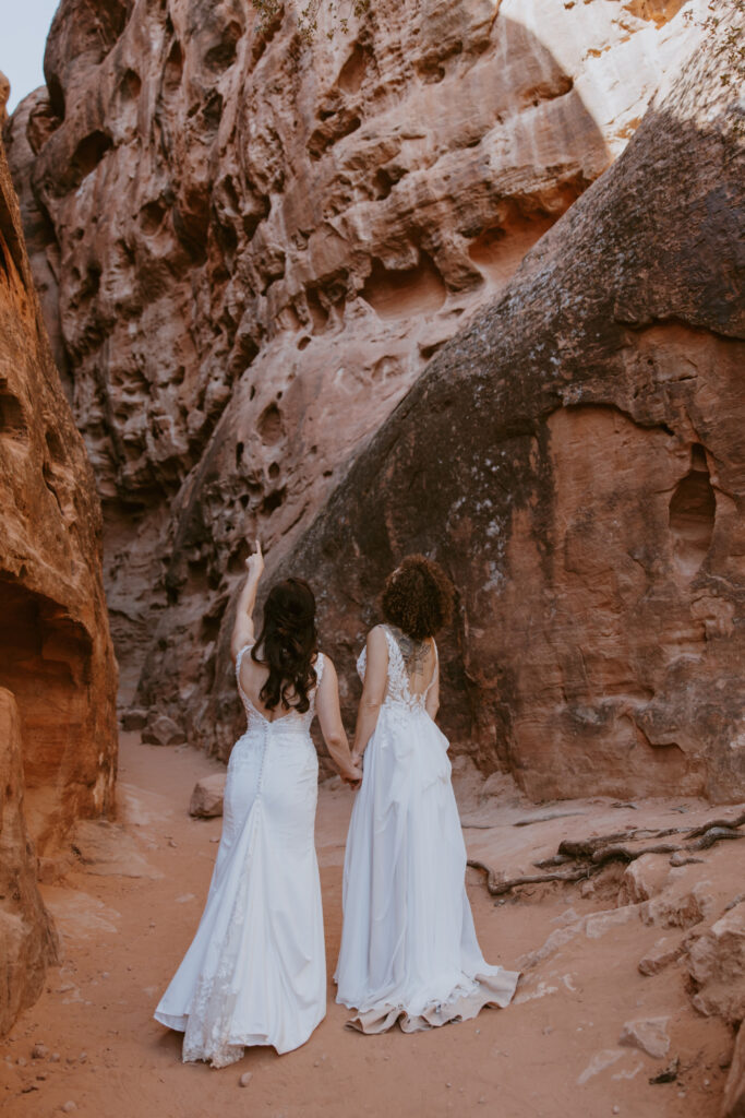 Rachel and Chrisie, Snow Canyon State Park, Ivins, Utah Bridals - Southern Utah Photographer, Emily Dawn Photo