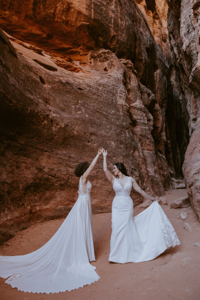 Rachel and Chrisie, Snow Canyon State Park, Ivins, Utah Bridals - Southern Utah Photographer, Emily Dawn Photo