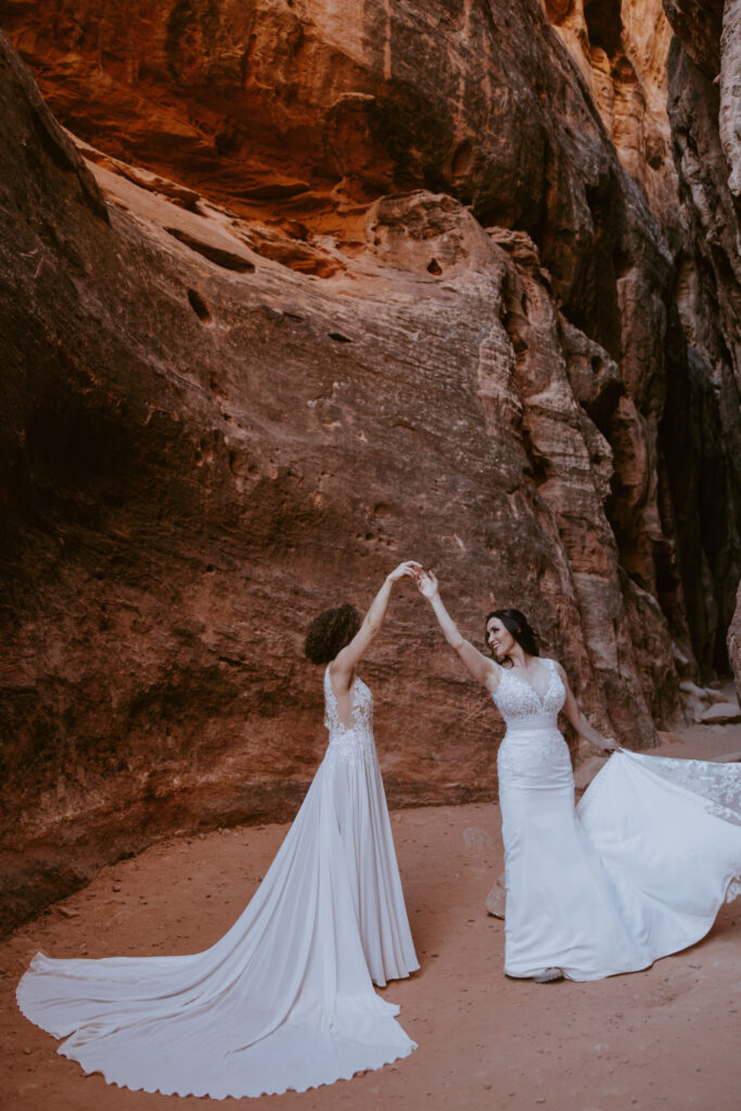 Rachel and Chrisie, Snow Canyon State Park, Ivins, Utah Bridals - Southern Utah Photographer, Emily Dawn Photo