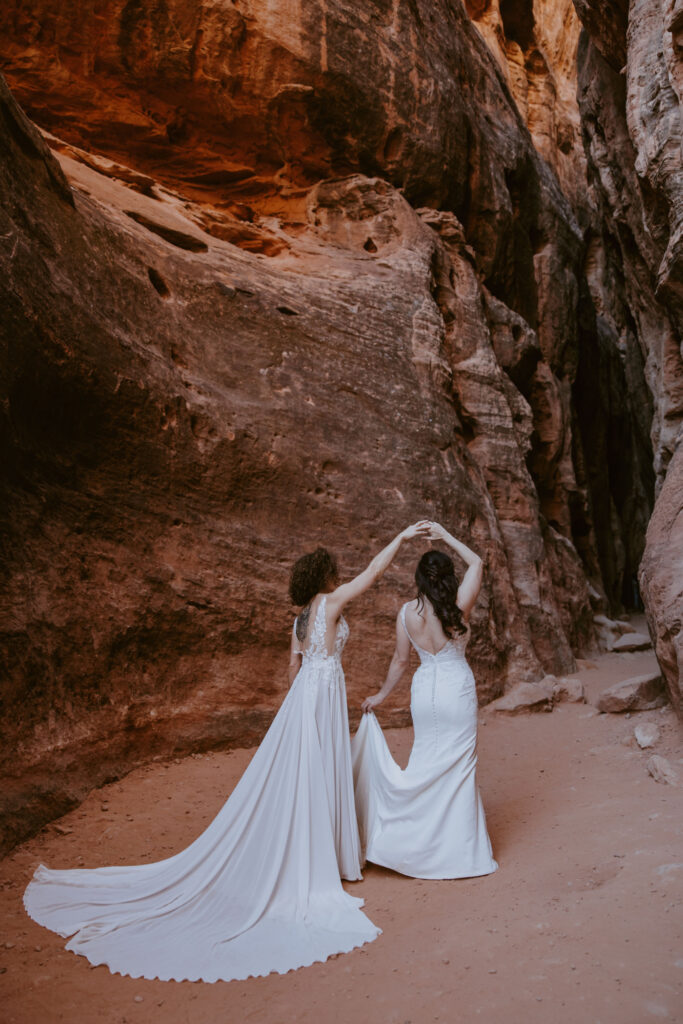 Rachel and Chrisie, Snow Canyon State Park, Ivins, Utah Bridals - Southern Utah Photographer, Emily Dawn Photo