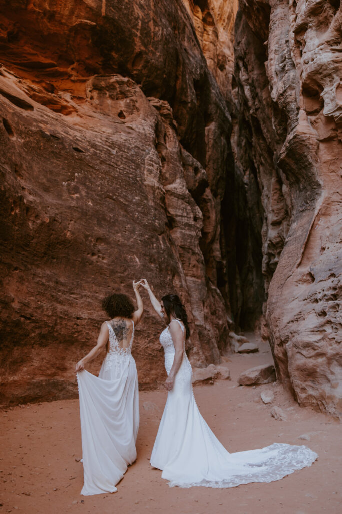 Rachel and Chrisie, Snow Canyon State Park, Ivins, Utah Bridals - Southern Utah Photographer, Emily Dawn Photo