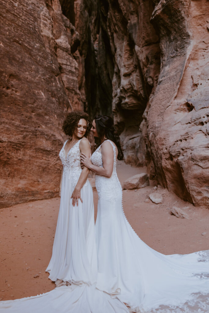 Rachel and Chrisie, Snow Canyon State Park, Ivins, Utah Bridals - Southern Utah Photographer, Emily Dawn Photo