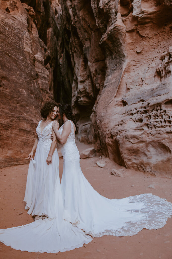 Rachel and Chrisie, Snow Canyon State Park, Ivins, Utah Bridals - Southern Utah Photographer, Emily Dawn Photo