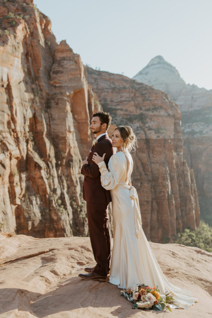 Rachel and Matt, Zion National Park Wedding - Southern Utah Photographer, Emily Dawn Photo