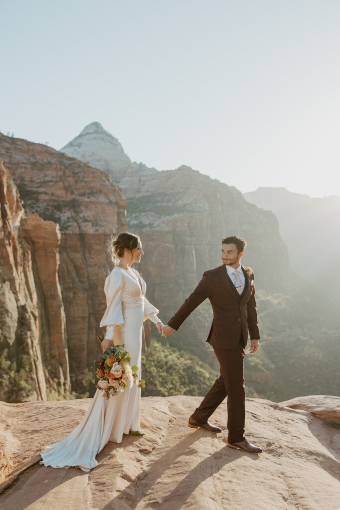 Rachel and Matt, Zion National Park Wedding - Southern Utah Photographer, Emily Dawn Photo