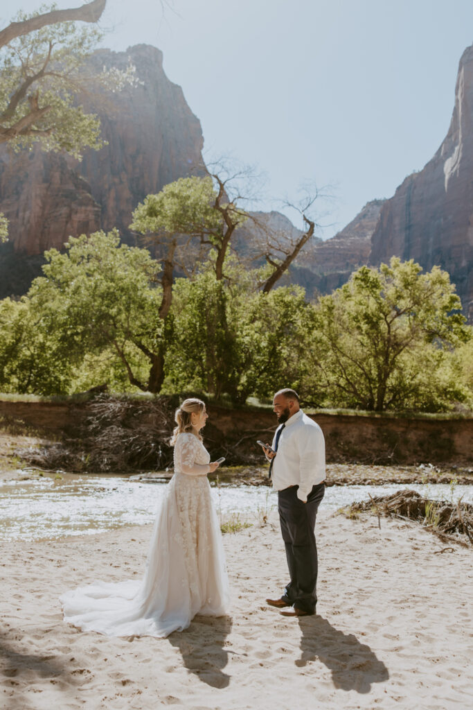 Whitney and Trenton | Zion National Park Vow Renewal | Springdale, Utah | Emily Dawn Photo | Southern Utah Wedding and Elopement Photographer