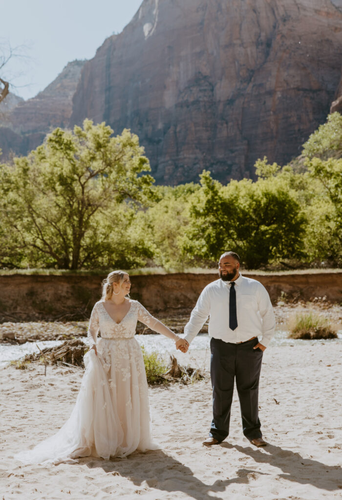 Whitney and Trenton | Zion National Park Vow Renewal | Springdale, Utah | Emily Dawn Photo | Southern Utah Wedding and Elopement Photographer