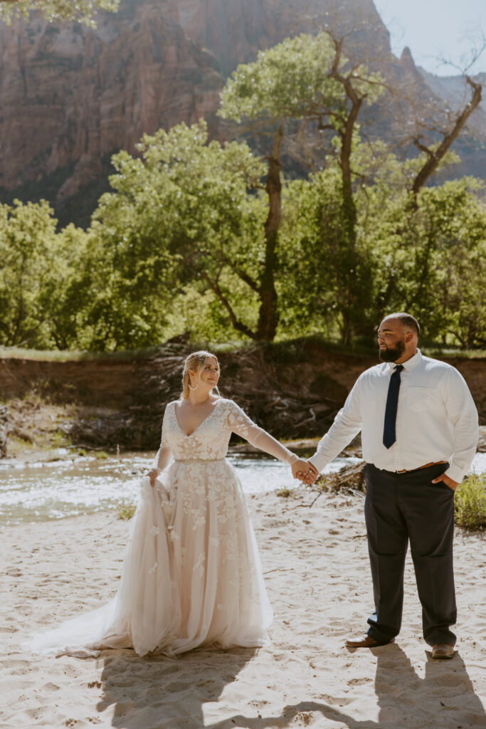 Whitney and Trenton | Zion National Park Vow Renewal | Springdale, Utah | Emily Dawn Photo | Southern Utah Wedding and Elopement Photographer