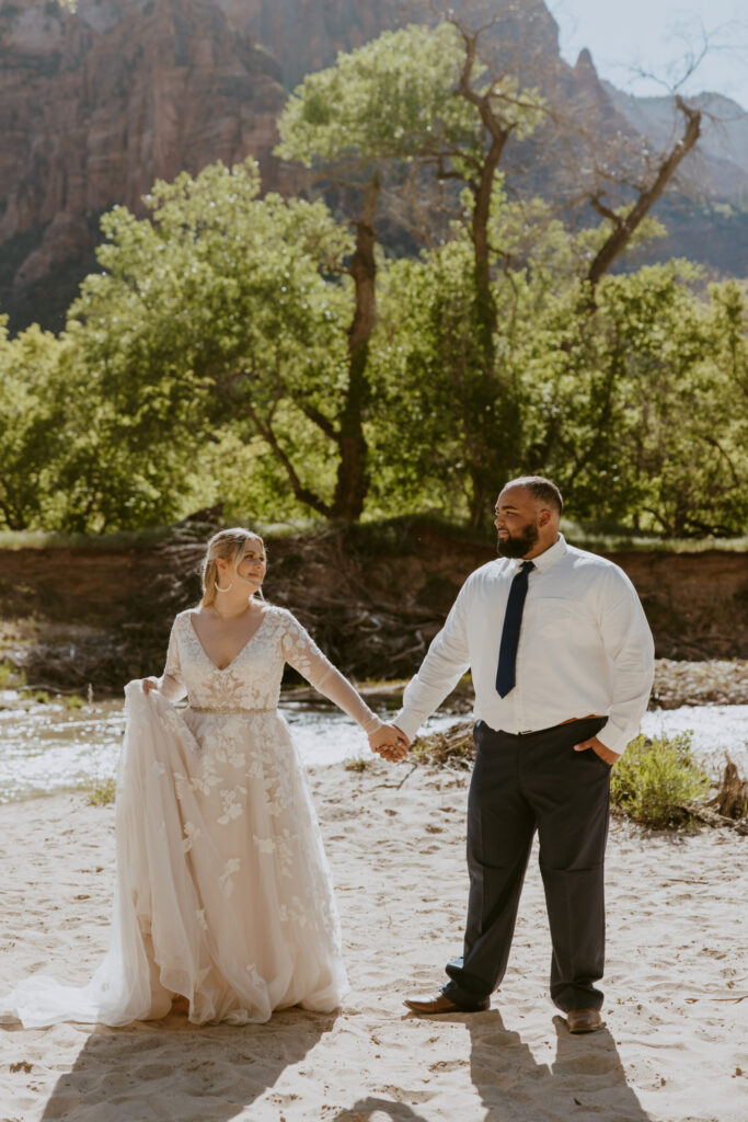 Whitney and Trenton | Zion National Park Vow Renewal | Springdale, Utah | Emily Dawn Photo | Southern Utah Wedding and Elopement Photographer