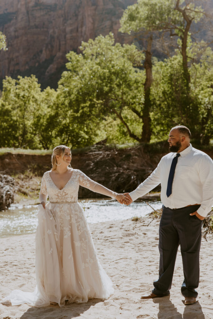 Whitney and Trenton | Zion National Park Vow Renewal | Springdale, Utah | Emily Dawn Photo | Southern Utah Wedding and Elopement Photographer