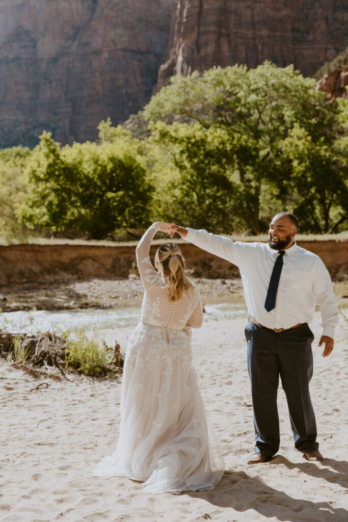 Whitney and Trenton | Zion National Park Vow Renewal | Springdale, Utah | Emily Dawn Photo | Southern Utah Wedding and Elopement Photographer